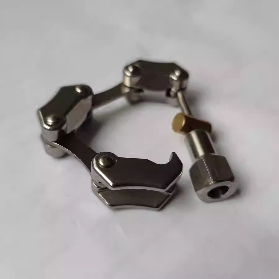 KF vacuum pipe fittings quick-release clamps chain-type pipe clamps NW clamp chains locking clamps